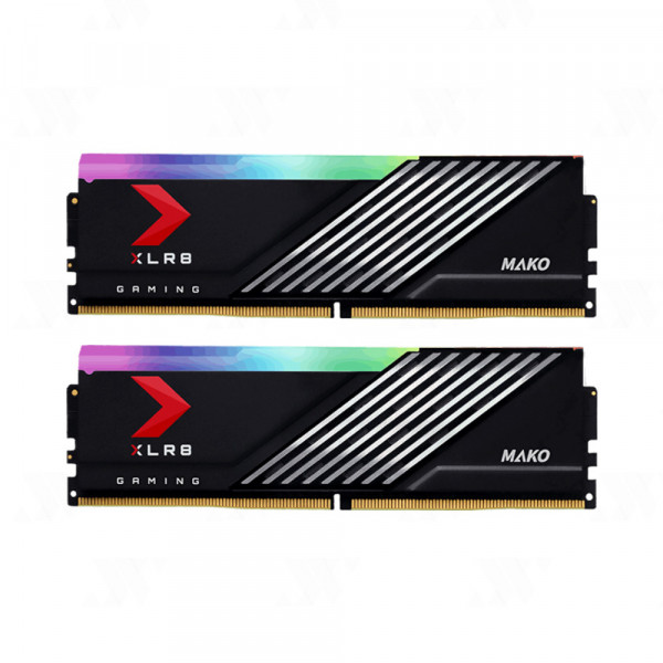 RAM DDR5 PNY XLR8 Gaming MAKO EPIC-X RGB 32GB (2x16GB) 6000MHz CL40 MD32GK2D5600040MXRGB