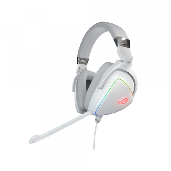 Tai nghe Gaming Overear ASUS ROG Delta White Edition USB-C Hi-Fi DAC RGB
