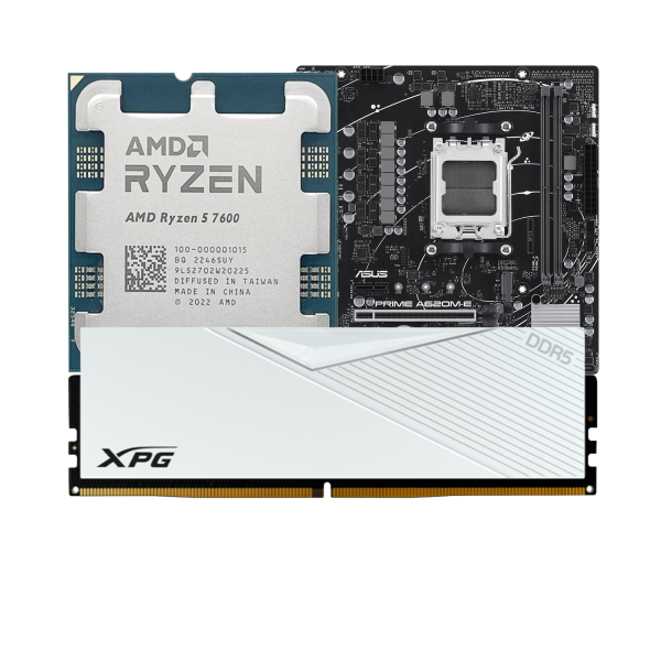 Combo Ryzen 5 7600 | ASUS Prime A620M-E | Ram Adata 8GB DDR5 5200MHz