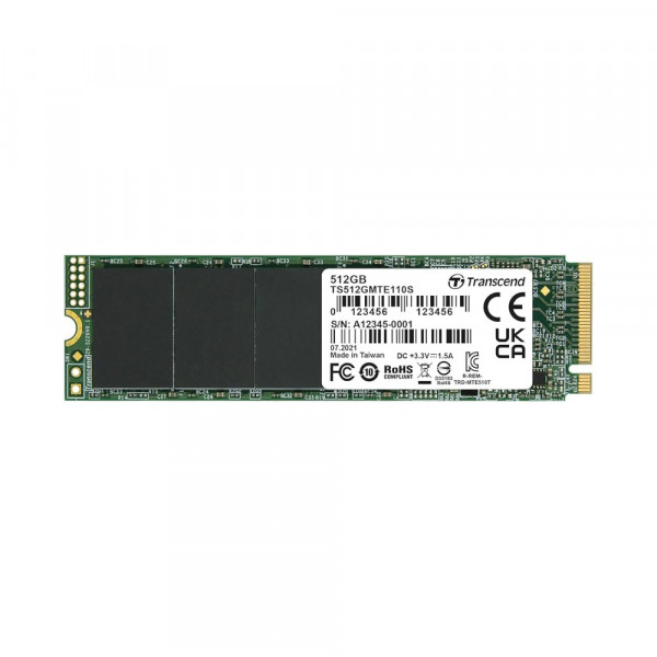 Ổ cứng SSD Transcend 110S 512GB NVMe PCIe Gen3x4 M.2 TS512GMTE110S