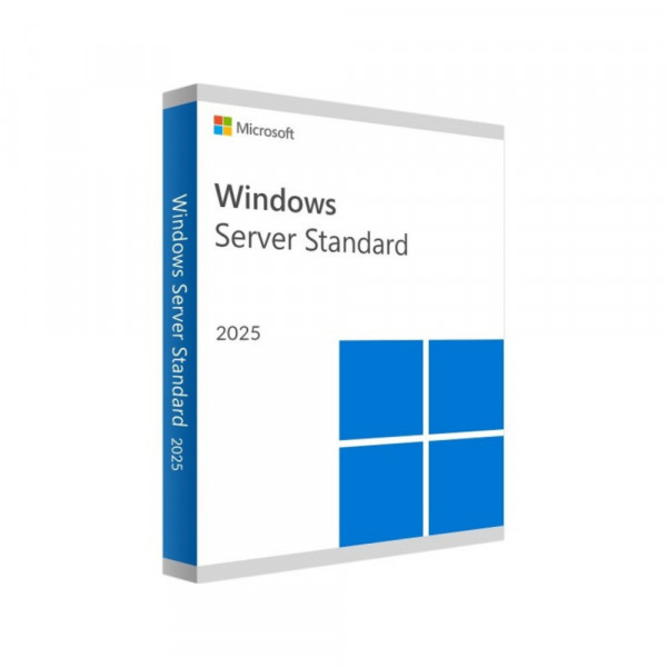 Microsoft Windows Server Standard 2025 64Bit English 1pk DSP OEI DVD 16 core