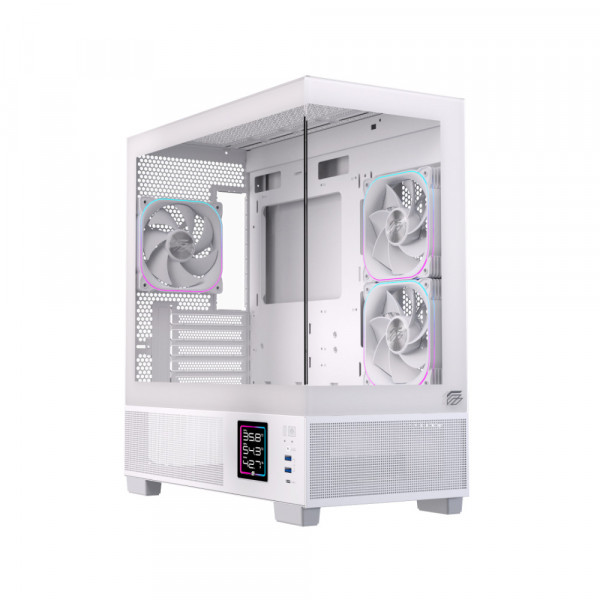 Vỏ Case Einarex SM501D RGB White mATX