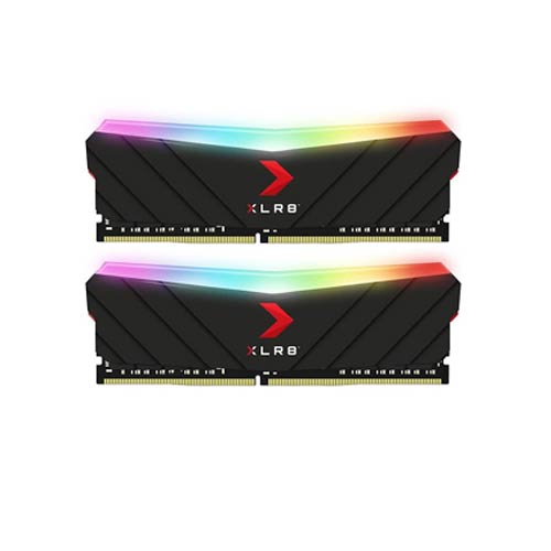 Kit PNY MD32GK2D4320016XRGB RGB tản đen | RAM 32GB | DDR4 3200MHz