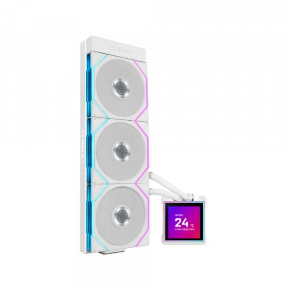 Tản nhiệt nước Lian Li HydroShift II LCD-S 360 TL White GHS2LCDS36TW