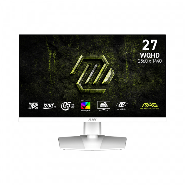 Màn hình Gaming MSI MAG 274QRFW E20 27 inch WQHD 200Hz 0.5ms Rapid IPS DisplayHDR 400