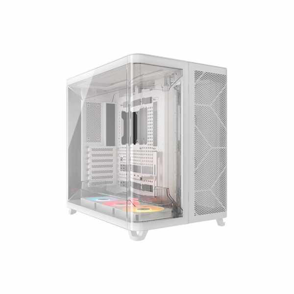 Vỏ Case Corsair AIR 5400 RS-R ARGB Mid-Tower Triple Chamber White