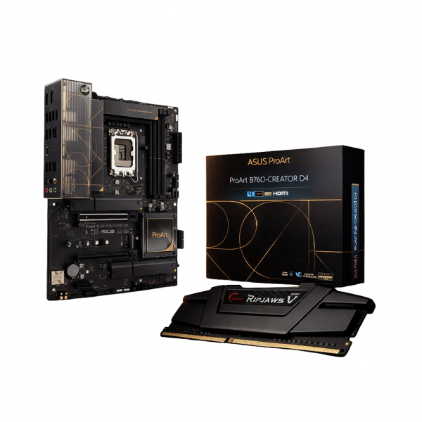 Combo Mainboard Asus ProArt B760-CREATOR D4 | RAM DDR4 G.Skill Ripjaws V 16GB