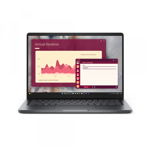 Laptop Dell Pro 14 PC14250 Ultra 5 235U 16GB 512GB 14.0 FHD+ Win 11 Home SL