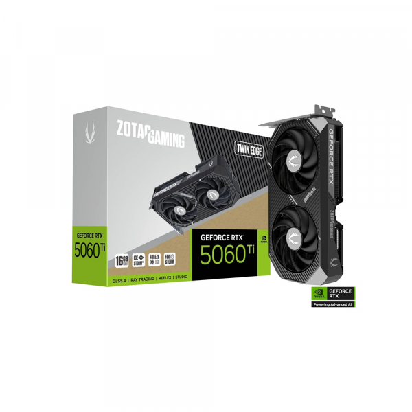 Card màn hình ZOTAC GAMING GeForce RTX 5060 Ti 16GB Twin Edge