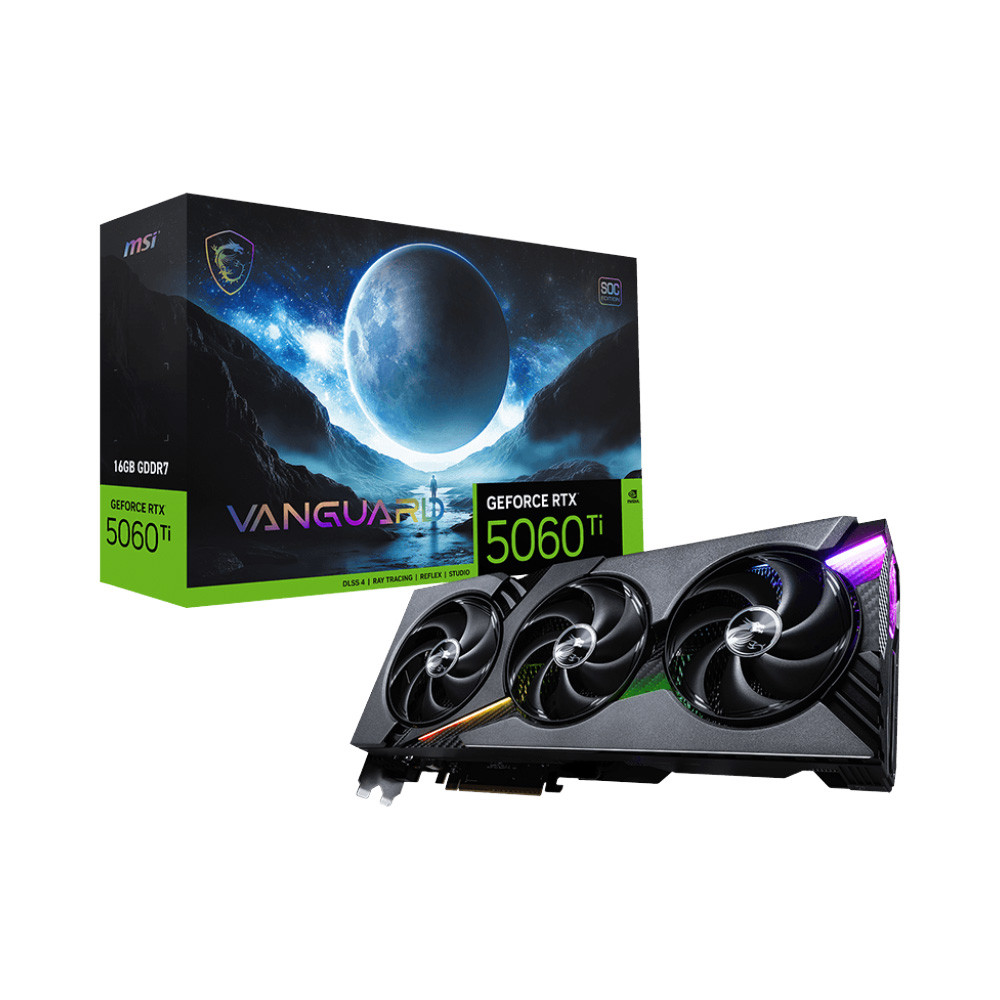 Card Màn Hình MSI GeForce RTX 5060 Ti 16G Vanguard SOC