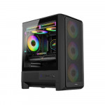 Vỏ Case MIK H2 M-ATX Black