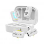 Micro không dây Hollyland Lark A1 Combo (Ivory White)