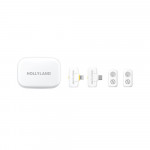 Micro không dây Hollyland Lark A1 Combo (Ivory White)