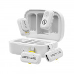 Micro không dây Hollyland Lark A1 Combo (Ivory White)