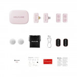 Micro không dây Hollyland Lark A1 Combo (Cloud Pink)