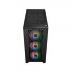 Vỏ Case Cooler Master Elite 301 Mini Tower Black kèm 3 FAN ARGB