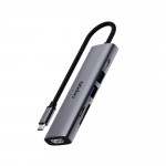 Bộ chia Hub USB-C Rapoo XD61
