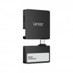 Ổ cứng di động SSD Lexar Professional Go with Hub SL400 USB 3.2 Gen 2 1TB Black