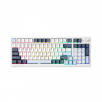 Bàn phím cơ Machenike KG98 White Blue Purple-Gold Switch