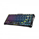 Bàn phím cơ GravaStar Mercury K1 Lite Transparent Black