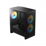 Vỏ Case Gamdias AURA GC15M ARGB Black Micro-ATX