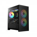 Vỏ Case Gamdias AURA GC15M ARGB Black Micro-ATX