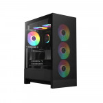 Vỏ Case Gamdias AURA GC15 ARGB Black ATX
