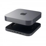 Đế Kiêm Hub Satechi Type-C Aluminum Stand & Hub For Mac Mini/Studio 7in1 ST-ABHFS