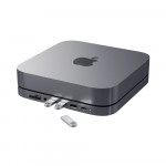 Đế Kiêm Hub Satechi Type-C Aluminum Stand & Hub For Mac Mini/Studio 7in1 ST-ABHFS