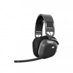 Tai nghe Gaming Over-Ear Corsair HS80 Max Dolby Atmos Wireless Steel Gray	 