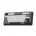Bàn phím cơ Gaming không dây AULA F75 HE Dragon Magnetic switch Xám Trắng Đen 