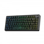 Bàn phím cơ Gaming không dây AULA F75 HE Black King Magnetic switch Black Contour