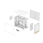 Vỏ Case Ocypus Delta C40 WH Digital M-ATX