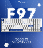 Bàn phím cơ IQUNIX F97 (Hotswap/ 3 Mode: USB/2.4/Bluetooth/ Khung nhôm)