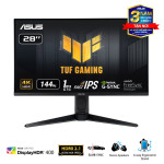 Màn hình Asus Tuf Gaming VG28UQL1A 28" 4K UHD Fast IPS 144Hz (HDMI, Displayport)