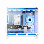 Vỏ Case Máy Tính MAGIC Aqua-M Ultra Plus White (M-ATX)