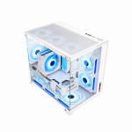 Vỏ Case Máy Tính MAGIC Aqua-M Ultra Plus White (M-ATX)