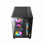 Vỏ máy tính Case Magic Aqua-M Ultra Plus Black (M-ATX)