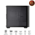 Vỏ Case ASUS A21 Mesh MATX Case - Đen