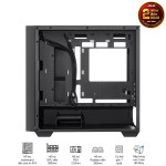 Vỏ Case ASUS A21 Mesh MATX Case - Đen