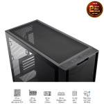 Vỏ Case ASUS A21 Mesh MATX Case - Đen