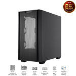 Vỏ Case ASUS A21 Mesh MATX Case - Đen