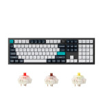 Bàn Phím Cơ Không Dây Keychron Q6 Max Carbon Black RGB Knob Hotswap (Gateron Sw)