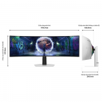 Màn hình Samsung Odyssey OLED G9 49 inch OLED Dual QHD 240Hz 0.03ms 1800R