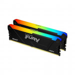 Ram DDR4 Kingston FURY Beast RGB 16GB (2 x 8GB) 3200MHz CL16 DIMM Kit (KF432C16BB2AK2/16)