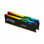 Ram DDR5 Kingston FURY Beast RGB 32GB (2 x 16GB) 6400MHz CL32 DIMM Kit (KF564C32BBAK2-32)