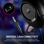 Tai Nghe Gaming Corsair HS35 Surround V2 Carbon (CA-9011386-AP)