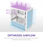 Vỏ Case NZXT H3 Flow White Micro-ATX