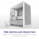 Vỏ Case NZXT H3 Flow White Micro-ATX