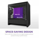 Vỏ Case NZXT H3 Flow Micro-ATX Black